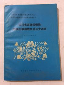 四川省苗族傈僳族傣族白族满族社会历史调查