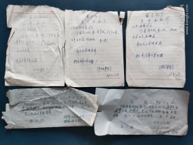 河南省安阳市许家沟公社许家沟大队1969年 出生证明祝毛主席万寿无疆！ 许卫生 许妮的 许验兵 出生证明领取补助布票 许地川病故证明 许家沟革委会（5张）