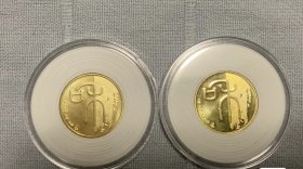2009年 和字纪念币第一组 二枚86元包邮