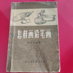 《怎样画铝笔画》正版老书  上海人民美术出版社   存放在亚华书柜艺术类。