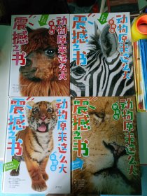 震撼之书(动物原来这么大：萌宠馆+珍奇馆+宝宝馆+野生馆)4本合售