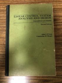 线性控制系统分析与设计《传统的和现代的》第2版 内部交流 英文版