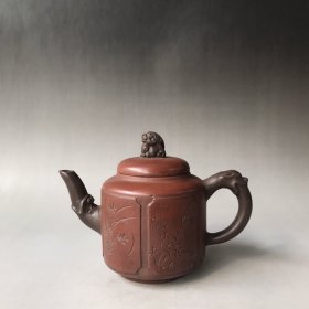紫砂梅兰竹菊壶