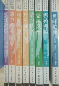 中国历史文化名城柳州柳州历史文化丛书:8册合售（全套十册缺1、10，现有2-9:柳江遗珍、潭中名流、柳侯泽惠、开兰柳贤、鹅山柳水、骆越风情、柳苑撷英、鱼峰歌典，费孝通撰文作序推荐）