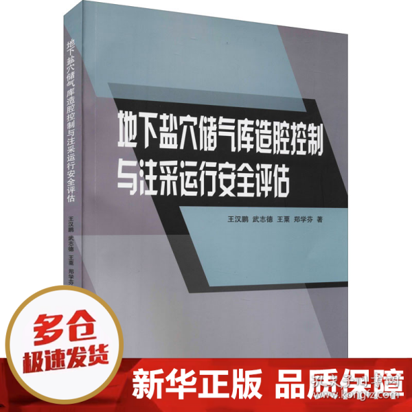 地下盐穴储气库造腔控制与注采运行安全评估