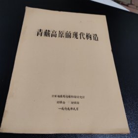 青藏高原的现代构造 国家地震局地球物理研究所