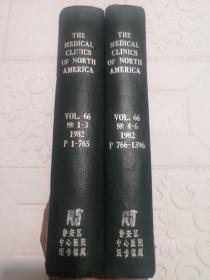 THE MEDICAL CLINICS OF NORTH AMERICA（北美的医疗诊所）1982全年精装合订2册全