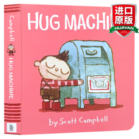 英文原版Hug Machine拥抱的力量纸板书