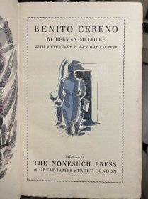 Nonesuch 出版社 #6-‘Benito Cereno’