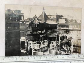 民国时期上海豫园湖心亭茶楼原版老照片