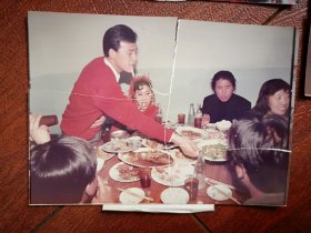 90年代初破裂的婚姻系列之十一，结婚宴席照片三张，1993年，（详见说明）