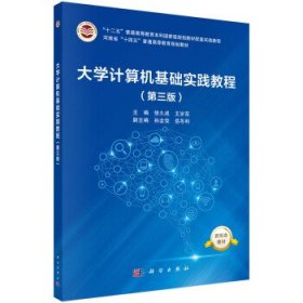 二手正版大学计算机基础实践教程第三版 徐久成 科学出版社