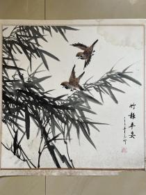 花鸟画 字画 国画 纯手绘 斗方 作品