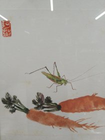 回流老画《鸟虫图》