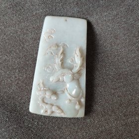 老翡翠福禄牌