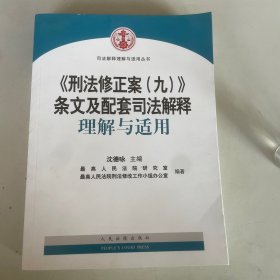 《刑法修正案（九）》条文及配套司法解释理解与适用