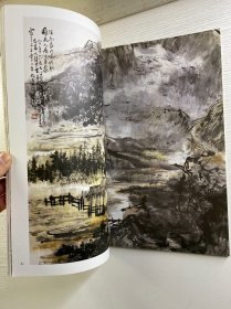 杨耀新疆山水画（杨耀毛笔签赠本）8开（正版如图、内页干净）