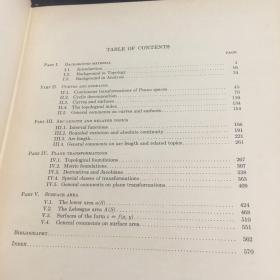 Length and Area american mathematical society colloquium publications volume XXX 大16开
