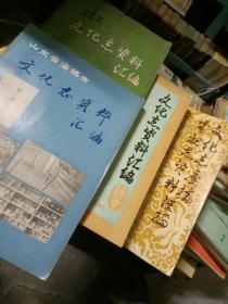 山东省淄博市文化志资料汇编（上卷，中卷，下卷，续集-四本合售）