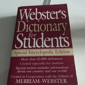 (韦氏学生百科词典)Webster's Dictionary for Students, Spec. Encyc. Ed.