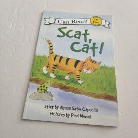 Scat, Cat! (My First I Can Read)  猫咪，走开  