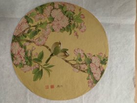 50年代老画片于非闇《花鸟》