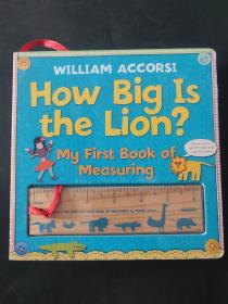 How big is the lion?  My first book of measuring 精装 内页干净无笔迹