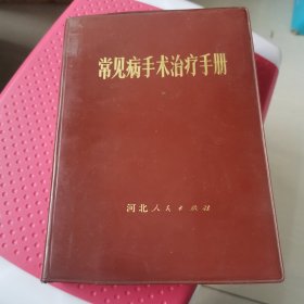 常见病手术治疗手册24-0525-06品相好