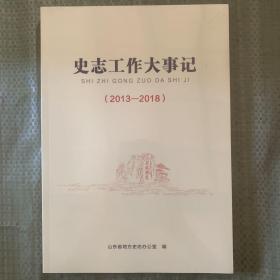 山东省地方史志工作大事记2013-2018