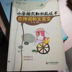 小学语文知识提炼书：古诗词和文言文