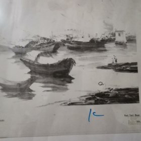 红帆，油画底片