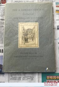 【爱德华•纽顿 A. Edward Newton系列】The A.Edward Newton Collection： Rare Books and Manuscript 纽顿藏品，精装，封面有藏书票