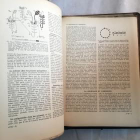 LA VIE CARACTERES MAINTIEN TRANSMISSION   ENCYCLOPEDIE FRANCAISE  法语生活百科全书  外文古旧书 民国老外文书  1937年  12开