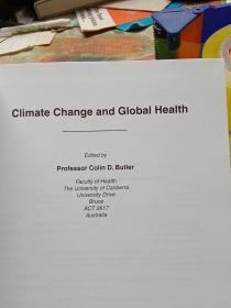 CLIMATE CHANGE AND GLOBAL HEALTH