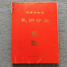 湘潭钢铁厂轧钢分厂厂志（油印）