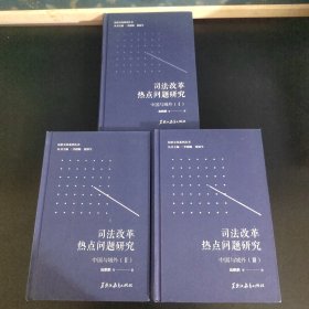 法治文化系列丛书·司法改革热点问题研究：中国与域外（套装全3册）