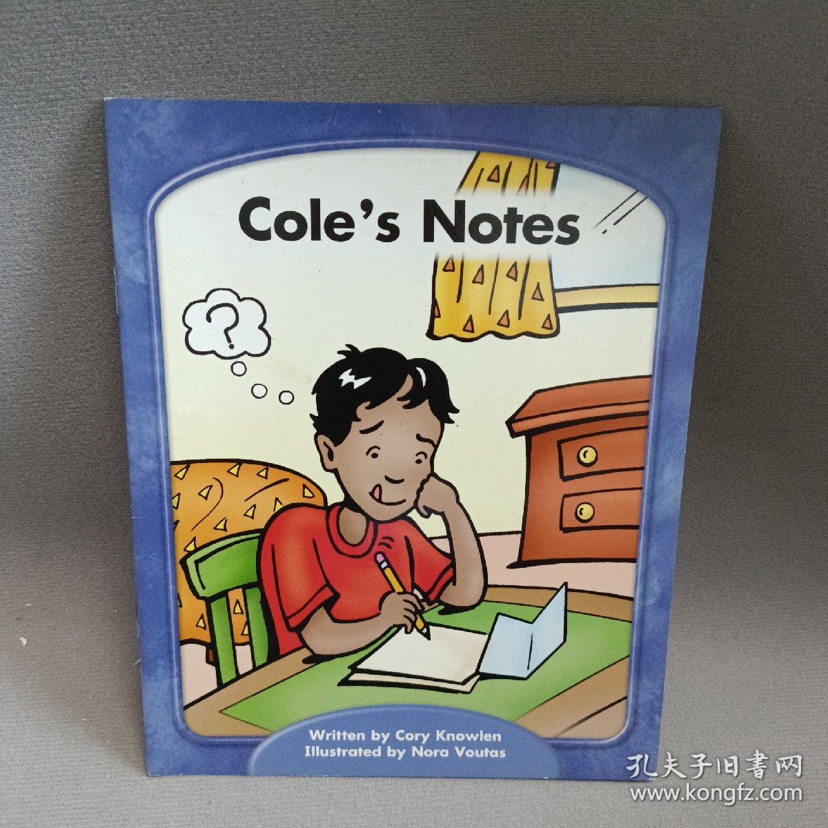 英文原版 cole's notes