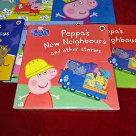 粉红猪小妹 小猪佩奇（5本精装盒装）英文版绘本 peppa's New Neighbours