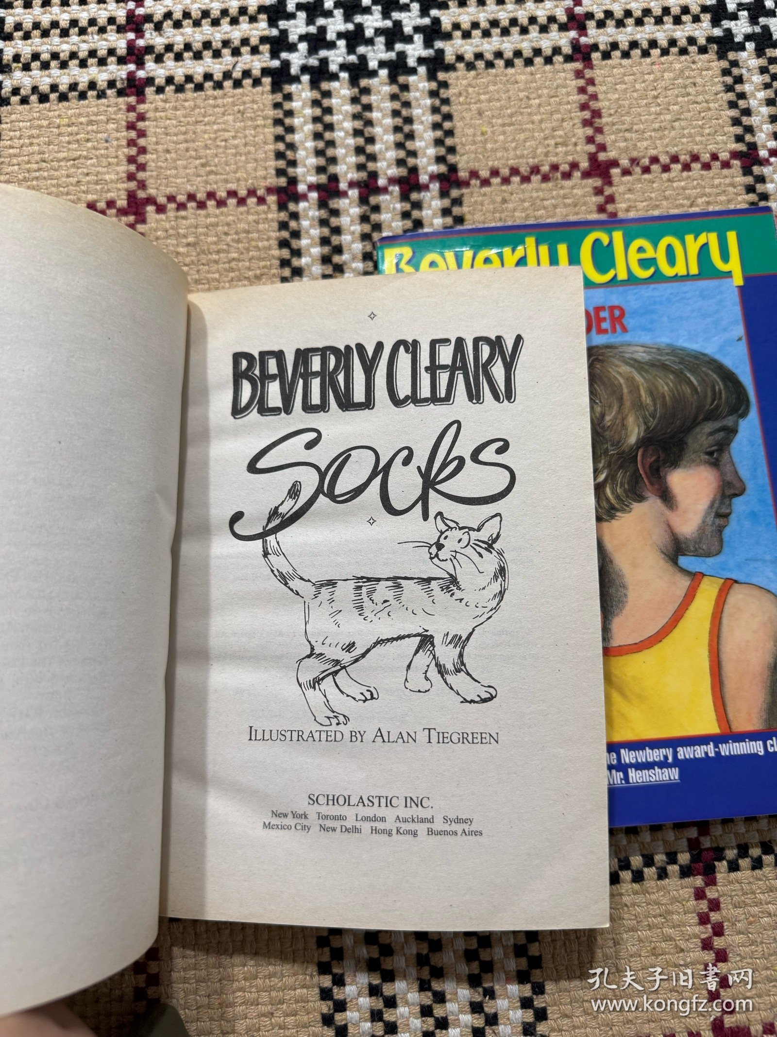 【英文】【儿童读物】STRIDER + SOCKS + Muggie Maggie（插画本） 3本合售 品相自鉴