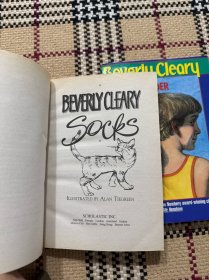 【英文】【儿童读物】STRIDER + SOCKS + Muggie Maggie（插画本） 3本合售 品相自鉴