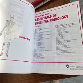 原版英文 Essentials of Skeletal Radiology 医学骨骼放射书（精装 厚册）