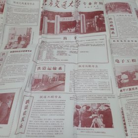 北方交通大学专用介绍 1980年招生广告