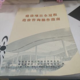 建设项目全过程造价咨询操作指南 2011年出版