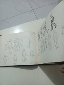 宿州画家白莲玉速写簿