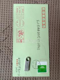 〈2024004〉金山县藏品邮品 上海纪念机戳芒种首日实寄封 上海/石化4，上海/石化16 上海金山/张堰
