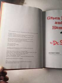 Green Eggs and Ham绿鸡蛋和火腿 英文原版