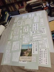 晋冀鲁豫烈士陵园题词选集 32张全