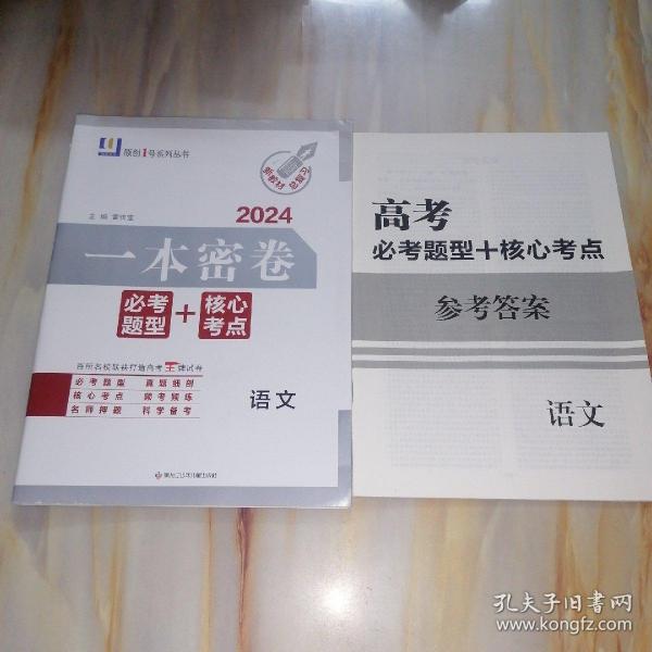 2024一本密卷 必考题型+核心考点 新教材总复习 语文（含参考答案）