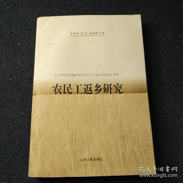 农民工返乡研究：以2008年金融危机对农民工返乡的影响为例