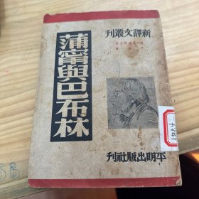 新译文丛刊：《蒲宁与巴布林》